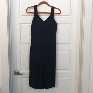 Banana Republic navy blue tailored romper